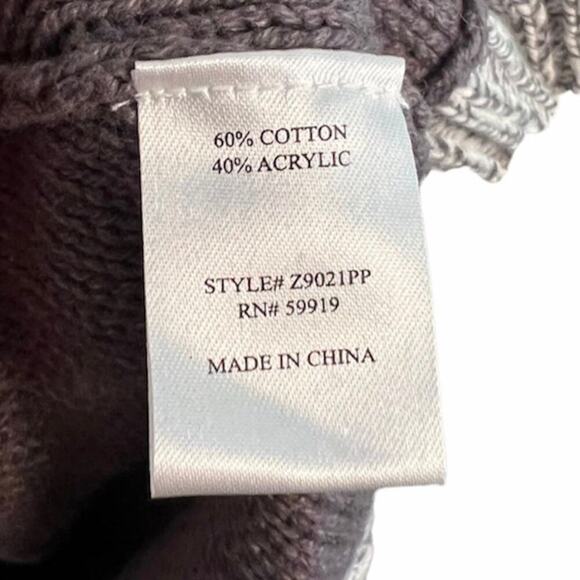 Brina & Em Short Sleeve Wide Collar Cardigan Sweater PL - Picture 4 of 4